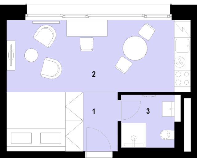 Ubytovací jednotka č. 1207 - Plynárenská, Brno - 4/16