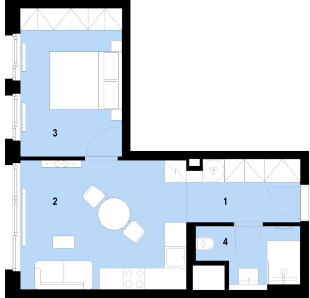Ubytovací jednotka č. 2308 - Plynárenská, Brno - 5/17