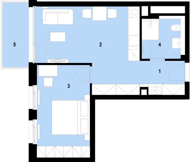 Accommodation unit No. 2309  - 5/17