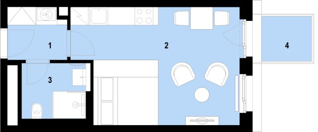 Apartment No. 2403  - 4/16